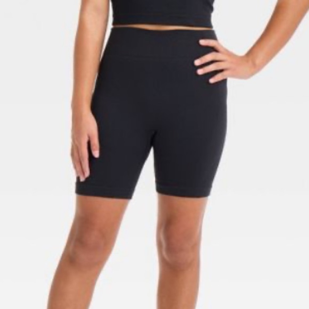 ❤️3X20 ALL IN MOTION Women Black Biker shorts | S